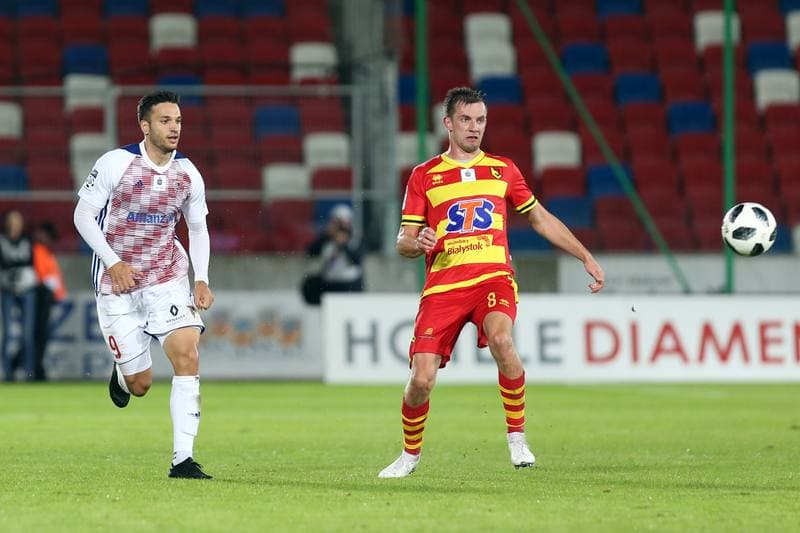 Football. Lotto Ekstraklasa. Gornik Zabrze - Jagiellonia Bialystok. 23.09.2018