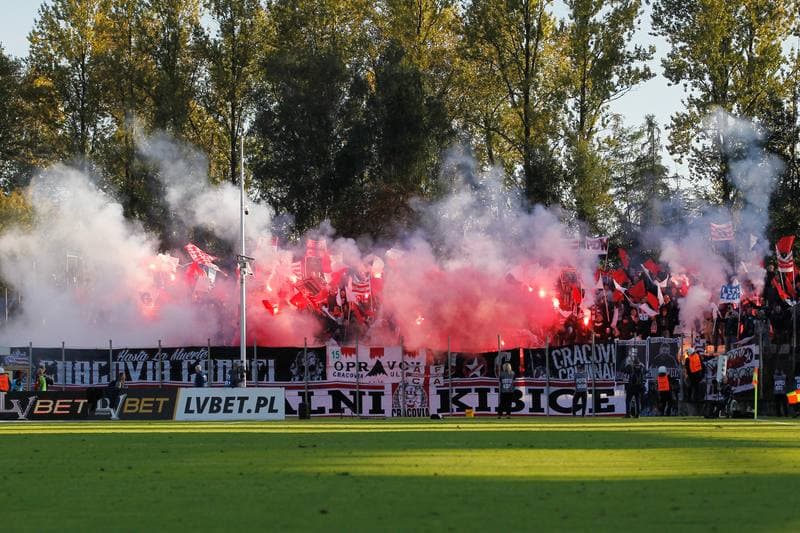 Football. Lotto Ekstraklasa. Zaglebie Sosnowiec - Cracovia Krakow. 30.09.2018