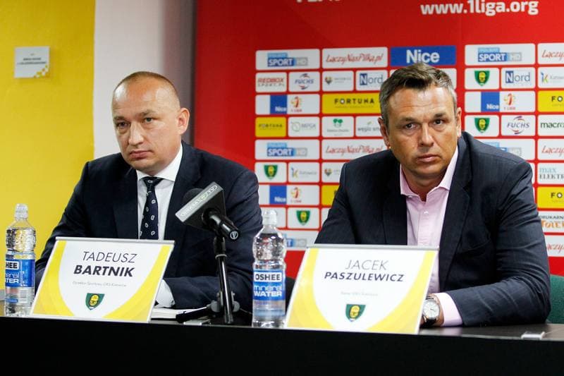 Football. GKS Katowice. Press Conference. 21.06.2018