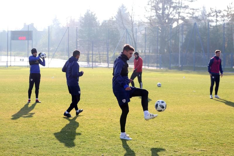 Football. Piast Gliwice. Training. 17.11.2018