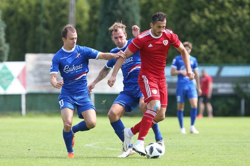 Football. Sparing. Podbeskidzie Bielsko-Biala - Piast Gliwice. 07.07.2018