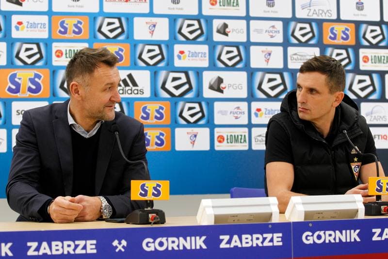 Football. Gornik Zabrze. Press Conference. 11.01.2019