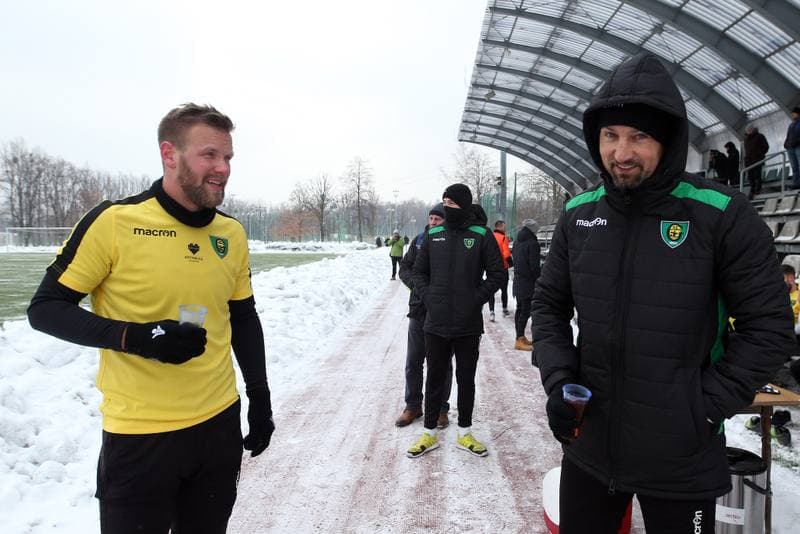 Football. Sparing. GKS Katowice - Fotbal Trinec. 25.01.2019