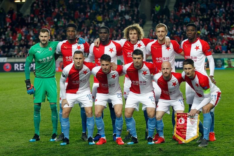 Football. UEFA Europa League. Slavia Prague - Sevilla FC. 14.03.2019