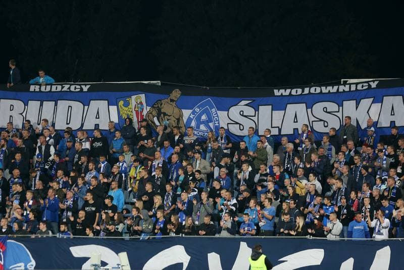 Football. Nice I Liga. Ruch Chorzow - Miedz Legnica. 29.09.2017
