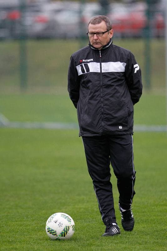 Football. Zaglebie Sosnowiec. Training. 03.10.2016