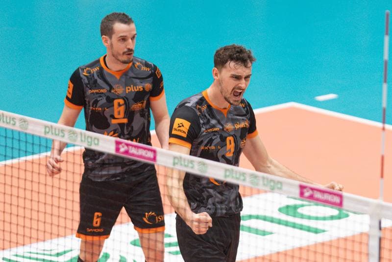 Volleyball. PlusLiga. Aluron CMC Warta Zawiercie - Jastrzebski Wegiel. 24.04.2024