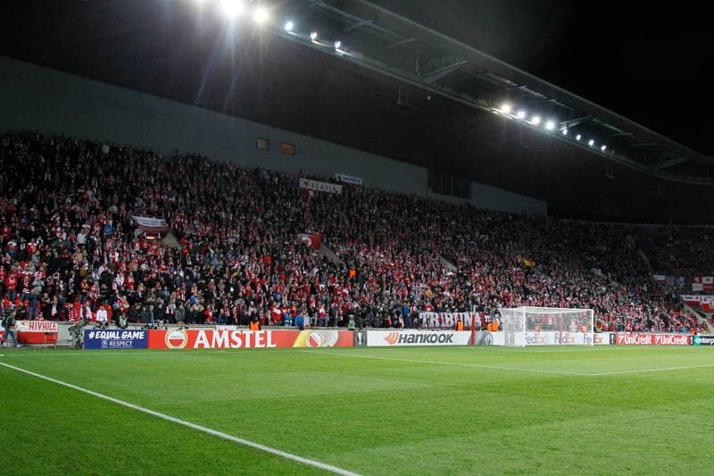 Football. UEFA Europa League. Slavia Prague - Villarreal CF. 02.11.2017