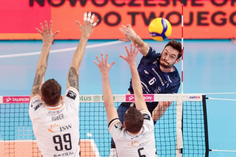 Volleyball. PlusLiga. Jastrzebski Wegiel - PGE Projekt Warszawa. 01.10.2024