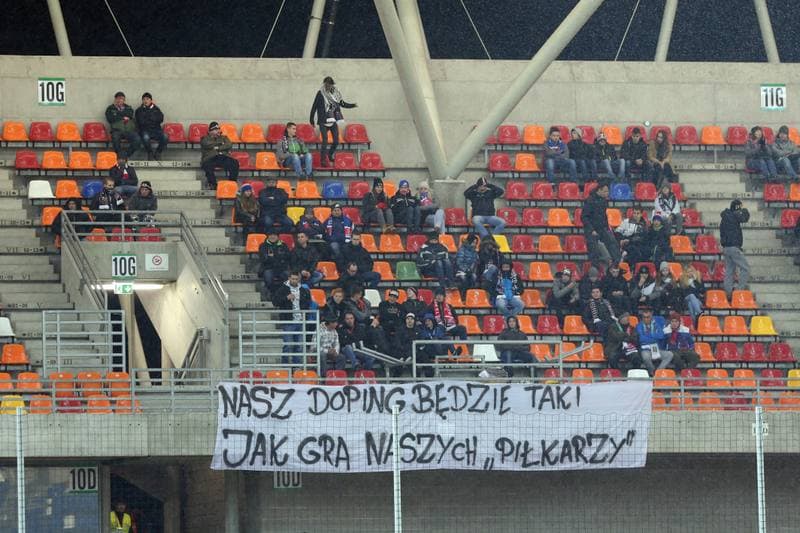 Football. Nice I Liga. Podbeskidzie Bielsko-Biala - Stal Mielec. 21.11.2017