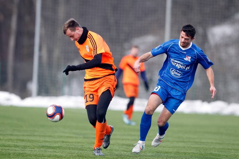 Football. Sparing. MFK Frydek-Mistek - Podbeskidzie Bielsko-Biala. 26.01.2017