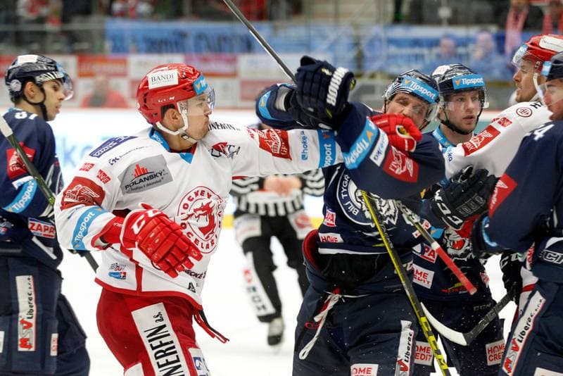 Ice Hockey. Tipsport Extraliga. Ocelari Trinec - Bili Tygri Liberec. 05.02.2017