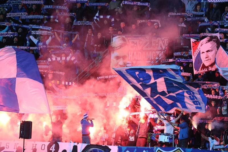 Football. Het Liga. Banik Ostrava - MFK Karvina. 25.11.2017