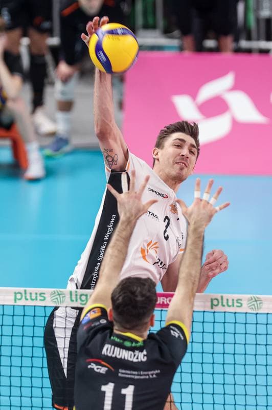Volleyball. PlusLiga. Jastrzebski Wegiel - PGE GiEK Skra Belchatow. 09.02.2025