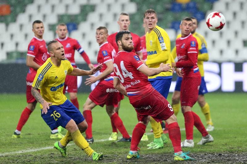 Football. Polish Cup. Podbeskidzie Bielsko-Biala - Arka Gdynia. 19.09.2017