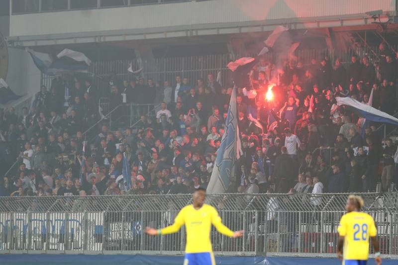 Football. UEFA Europa League. FC Zlin - FC Copenhagen. 19.10.2017