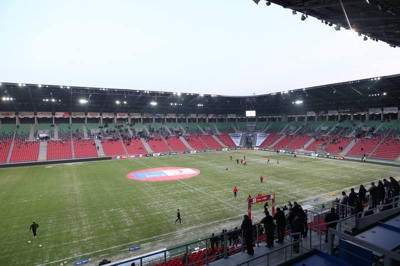 Football. Nice I Liga. GKS Tychy - Chrobry Glogow. 03.03.2018