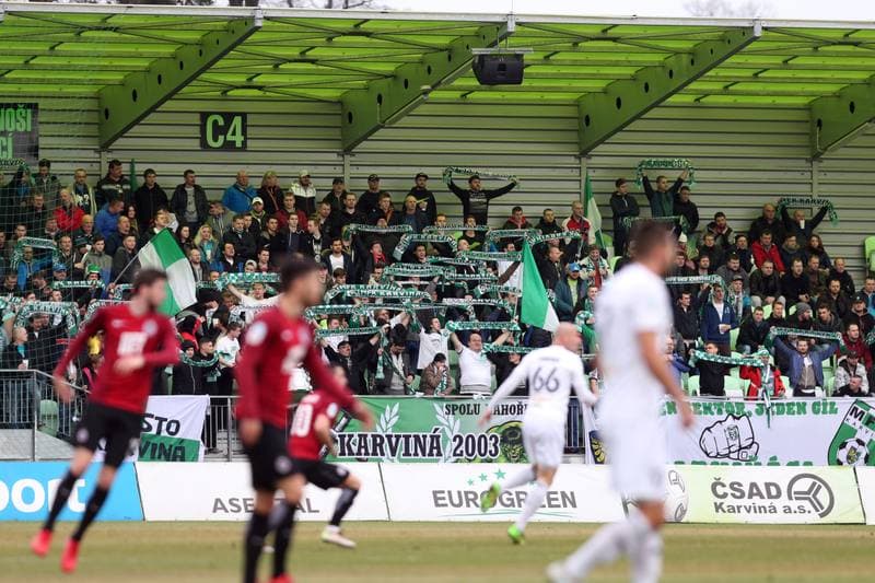 Football. HET Liga. MFK Karvina - AC Sparta Prague. 10.03.2018