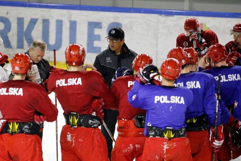 Ice Hockey. Poland national team. Training. 13.02.2018