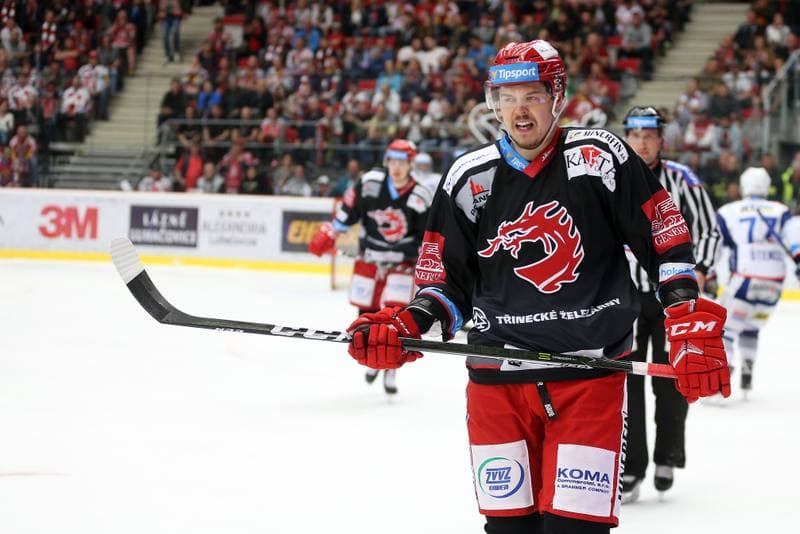 Ice Hockey. Tipsport Extraliga. Ocelari Trinec - Kometa Brno. 14.04.2018