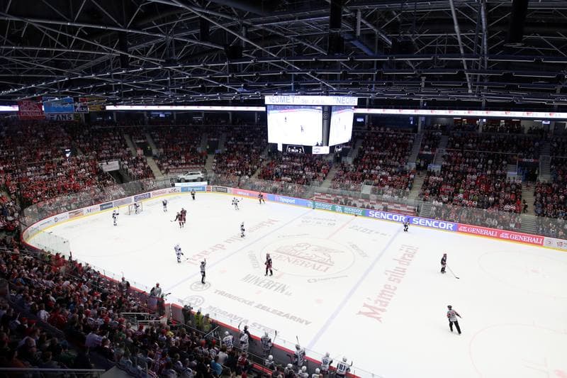 Ice Hockey. Tipsport Extraliga. Ocelari Trinec - Kometa Brno. 15.04.2018