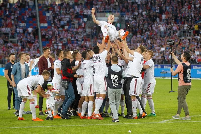 Football. Lotto Ekstraklasa. Gornik Zabrze - Wisla Krakow. 20.05.2018