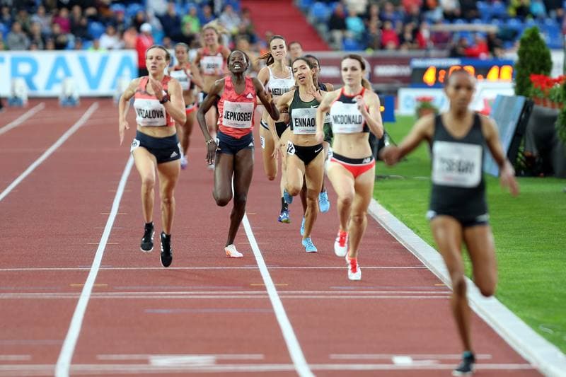 Athletics. IAAF Golden Spike. Soffia Ennaoui. 13.06.2018