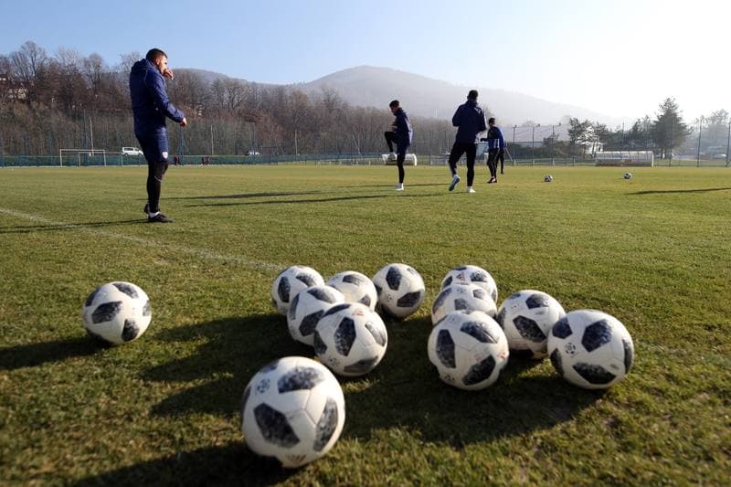 Football. Piast Gliwice. Training. 17.11.2018