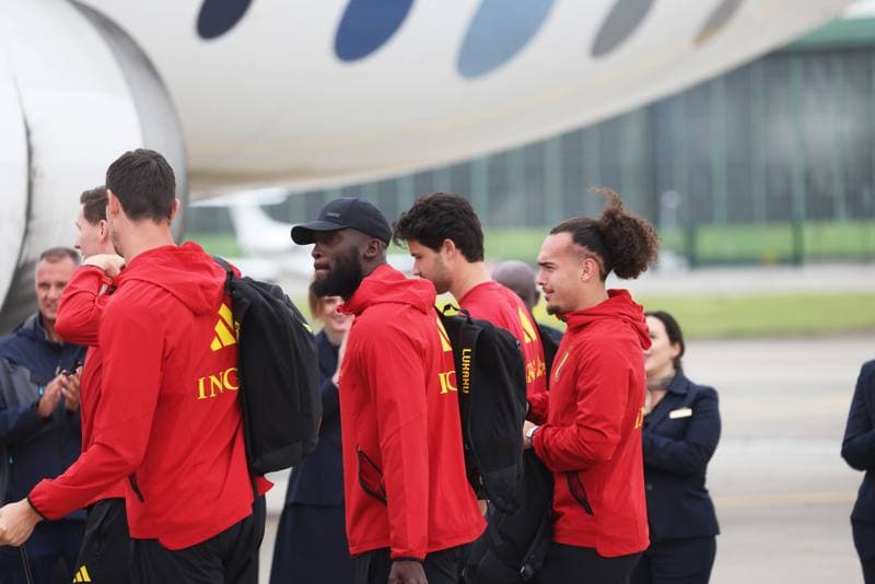 Football. World Cup 2026. Belgium. Departure to United States. 08.06.2026