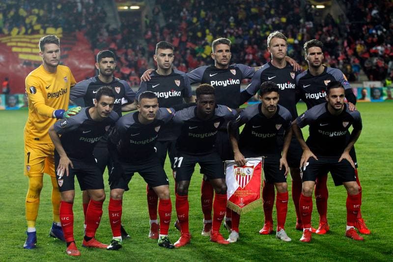 Football. UEFA Europa League. Slavia Prague - Sevilla FC. 14.03.2019