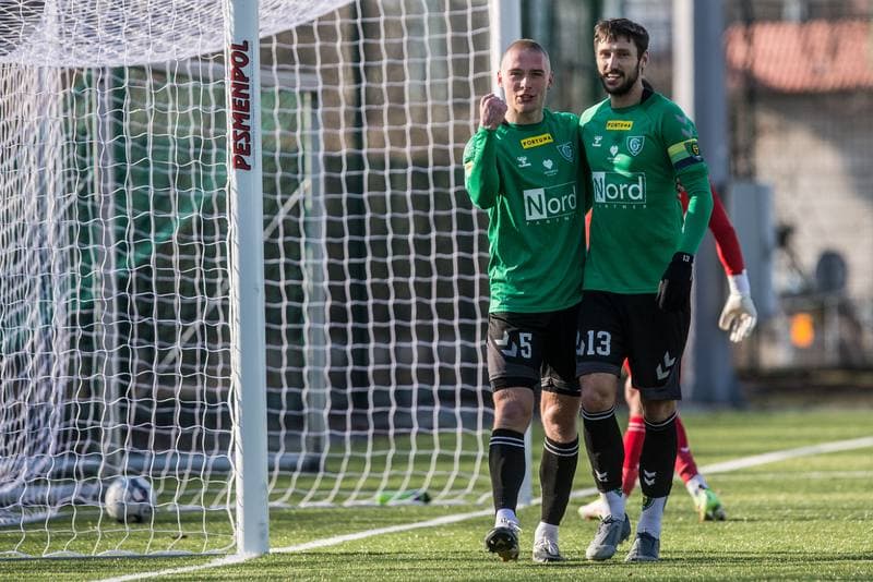 Football. Sparing. GKS Katowice - Garbarnia Krakow. 12.02.2022