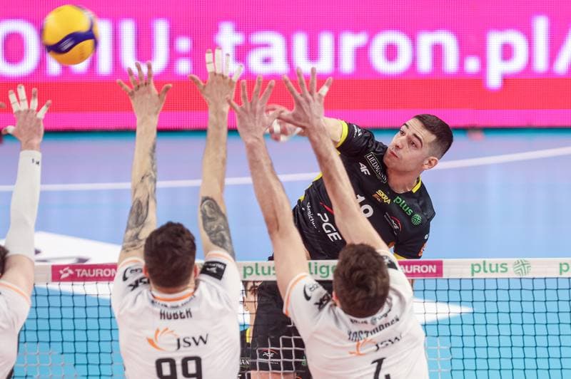Volleyball. PlusLiga. Jastrzebski Wegiel - PGE GiEK Skra Belchatow. 09.02.2025