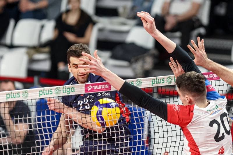 Volleyball. PlusLiga. Nowak-Mosty MKS Bedzin - ZAKSA Kedzierzyn-Kozle. 10.02.2025