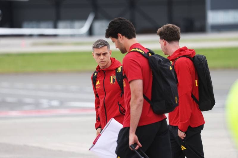 Football. World Cup 2026. Belgium. Departure to United States. 08.06.2026