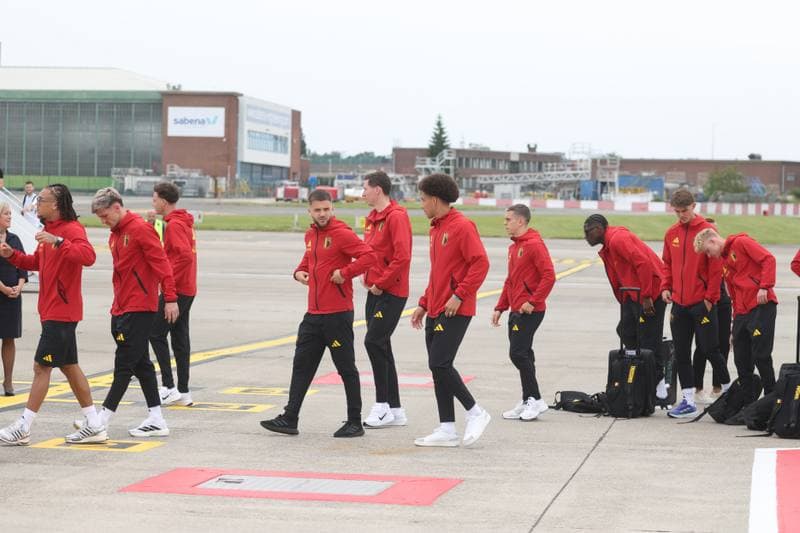 Football. World Cup 2026. Belgium. Departure to United States. 08.06.2026