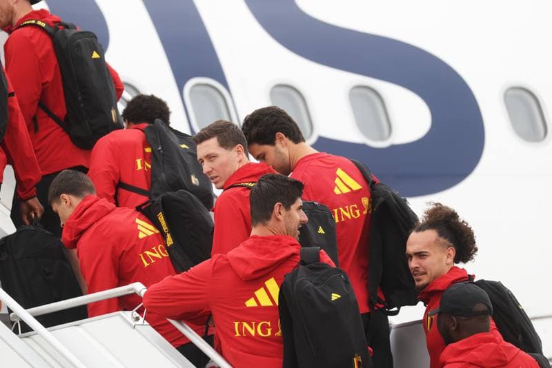 Football. World Cup 2026. Belgium. Departure to United States. 08.06.2026