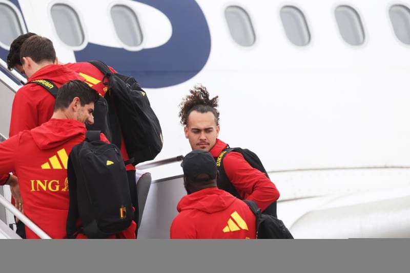 Football. World Cup 2026. Belgium. Departure to United States. 08.06.2026