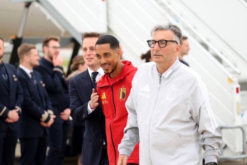 Football. World Cup 2026. Belgium. Departure to United States. 08.06.2026