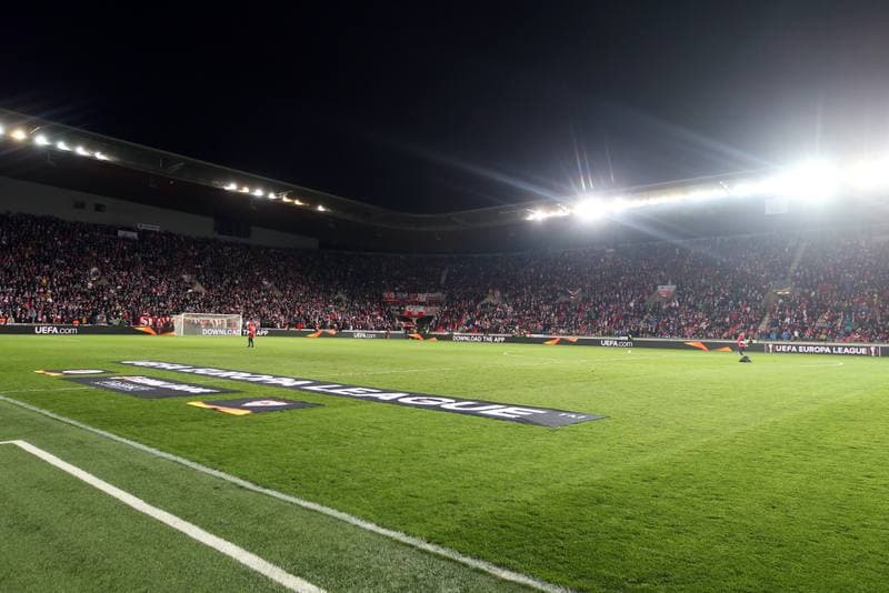 Football. UEFA Europa League. Slavia Prague - Sevilla FC. 14.03.2019