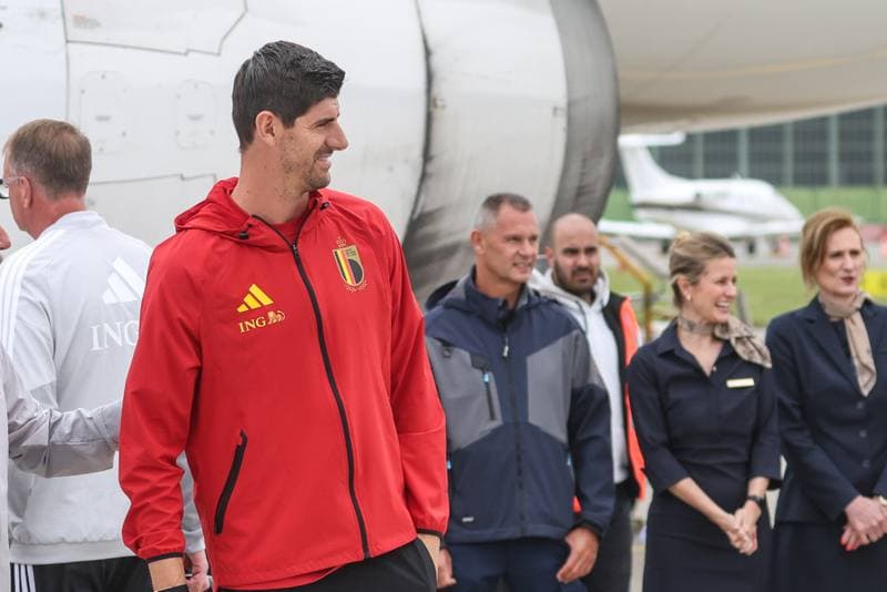 Football. World Cup 2026. Belgium. Departure to United States. 08.06.2026