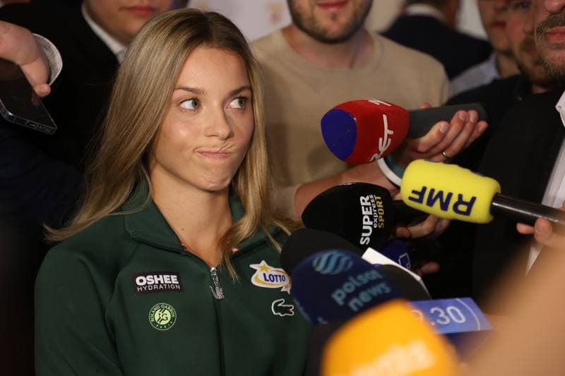 Tennis. Maja Chwalinska. Press Conference. 08.06.2026