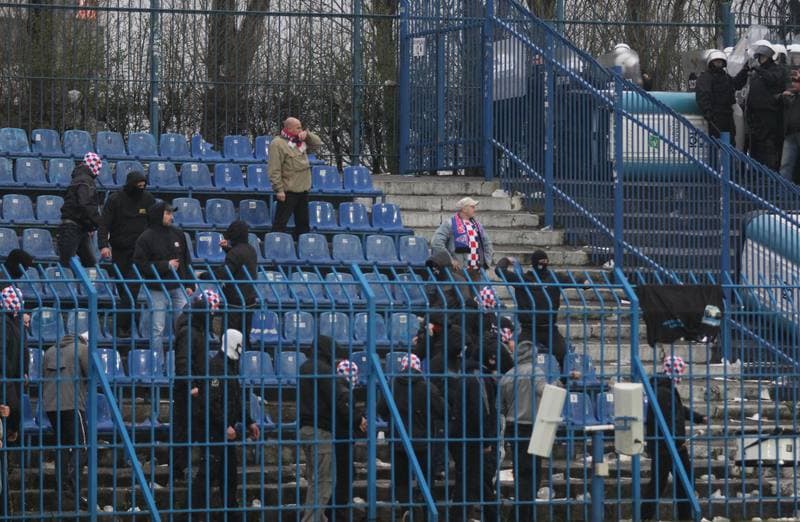 Football. T-Mobile Ekstraklasa. Ruch Chorzow - Gornik Zabrze. 15.04.2012