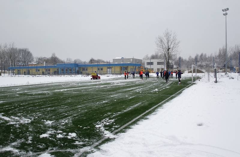 Football. Friendly Match. Rozwoj Katowice - Nadwislana Gora. 31.01.2015