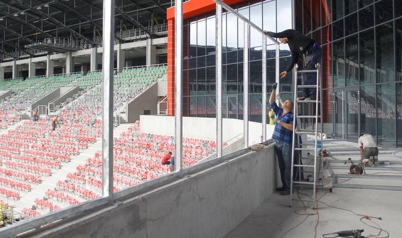 Football. Tychy. Press Conference. 15.07.2015