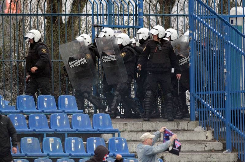 Football. T-Mobile Ekstraklasa. Ruch Chorzow - Gornik Zabrze. 15.04.2012