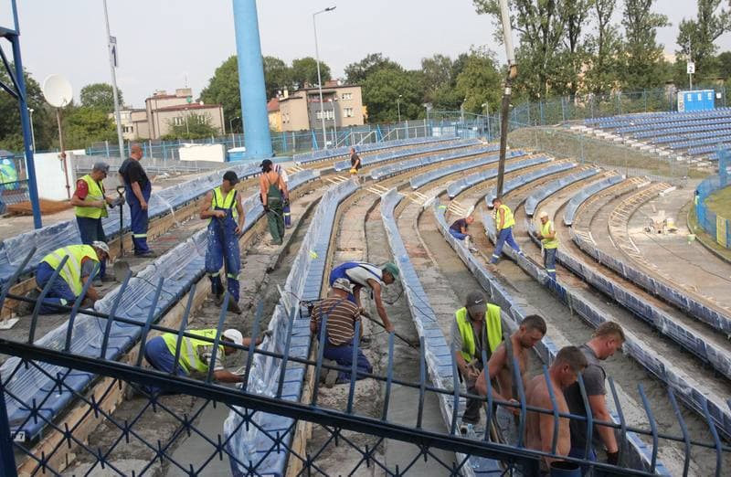 Football. Ruch Chorzow. Training. 05.09.2012