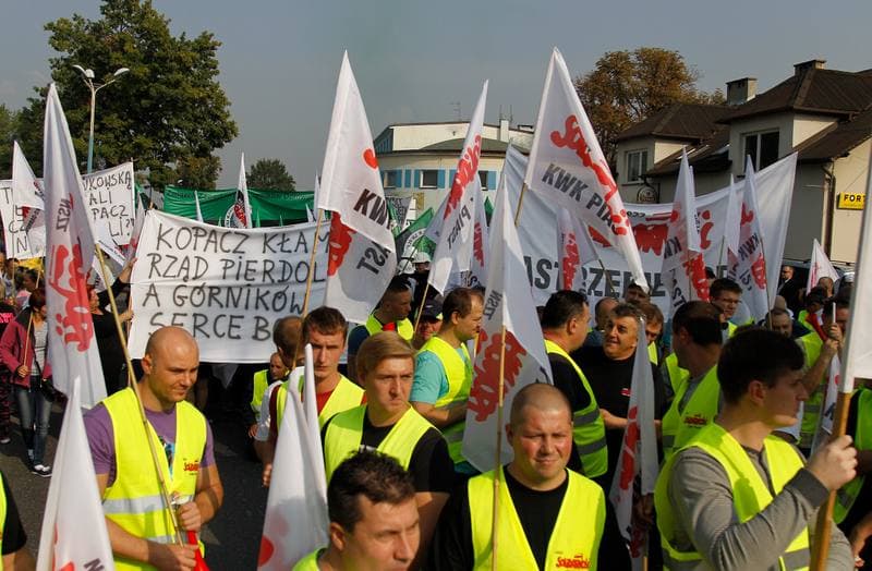 Coal Mining. Protest. Brzeszcze. 05.10.2015