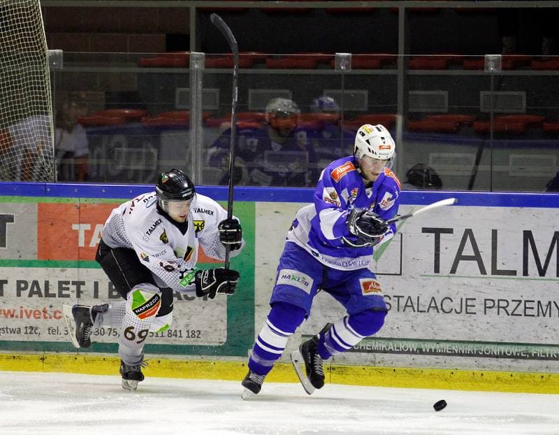 Ice Hockey. Polska Hokej Liga. Naprzod Janow - Unia Oswiecim. 26.10.2014