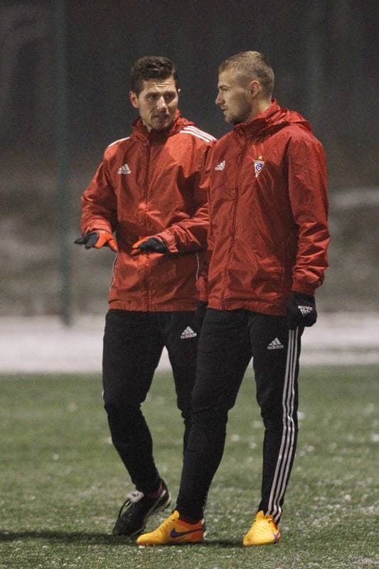Football. Gornik Zabrze. Training. 07.01.2016