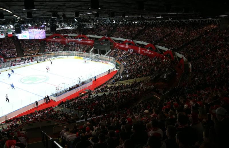 Ice Hockey. World Championship Division 1A. Italy - Poland. 23.04.2016